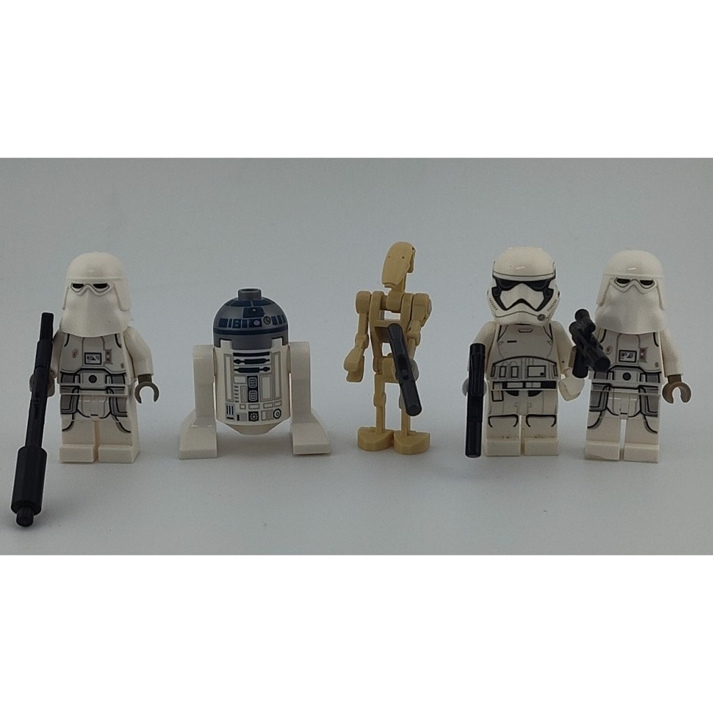 Lego Star Wars mini lot Snowtroopers R2-D2 robot droid Stormtrooper toys